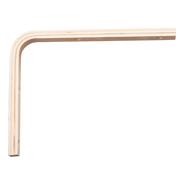 Square Beech Wood Lamelle Bracket